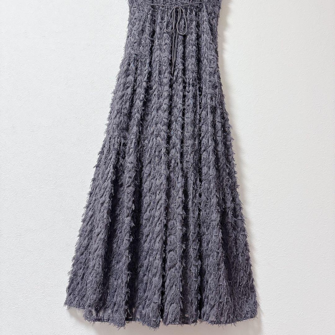 FRAY I.D ワンピース 1 フリンジジャガード カシュクール