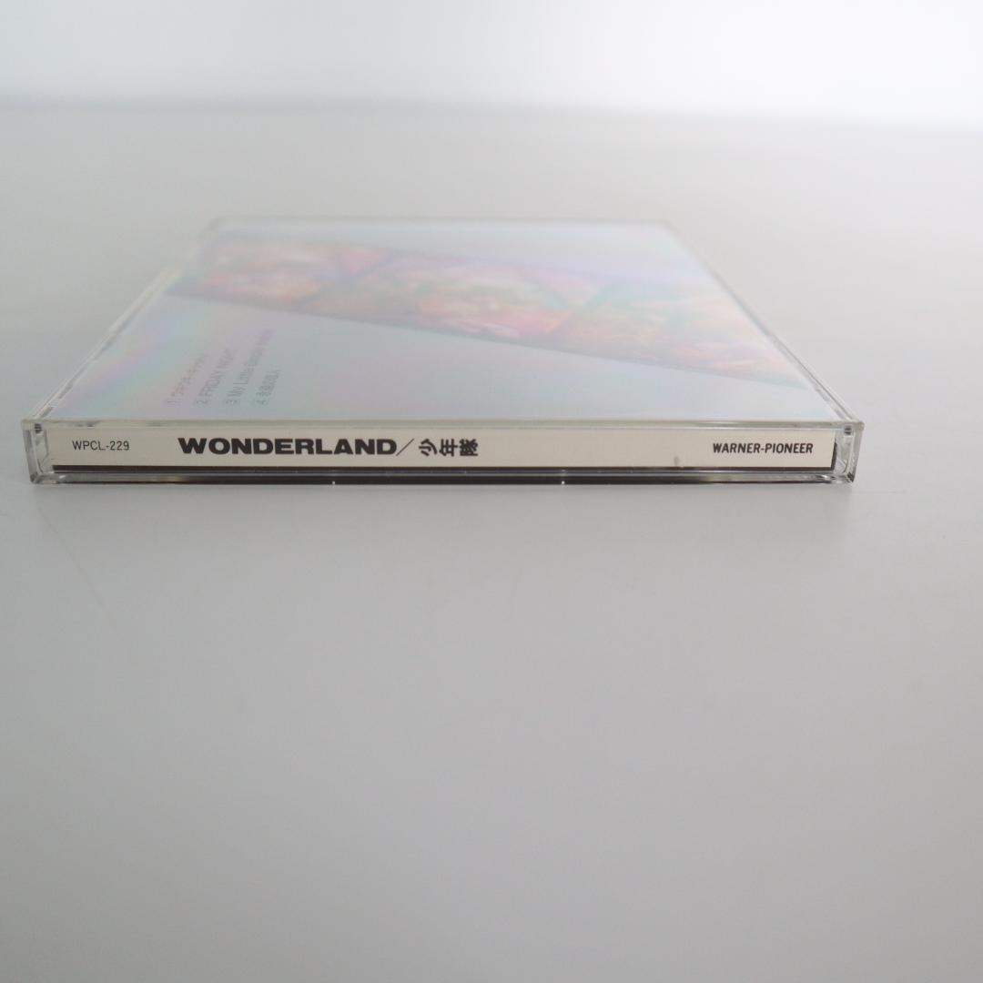 少年隊　WONDERLAND　CD　帯・竹宮惠子コミックス＆フォトカード付き
