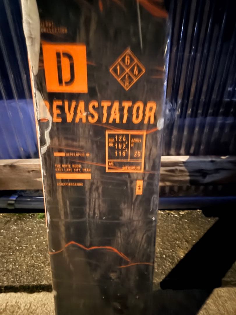 4FRNT スキー板 4モデル 黒/オレンジ