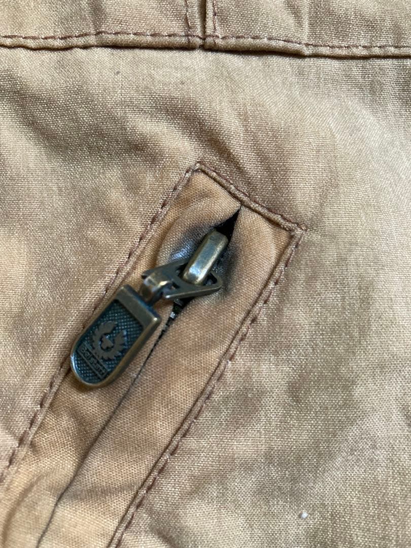 ベルスタッフジャンバーオイルドコットン