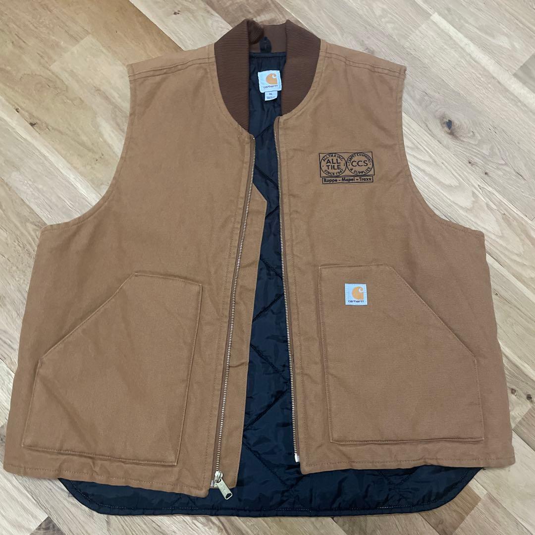 ジャケット・アウター Vintage Carhartt Active GiletBeige Large