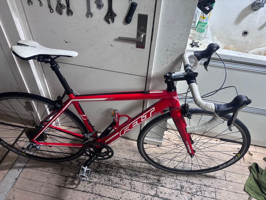 FELT F65 レッド ロードバイク　フロントカーボンtiagra