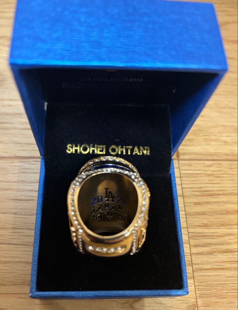 ⭐️期間限定価格⭐️【特別】大谷翔平2025＆2024チャンピオンリング&トロフィー