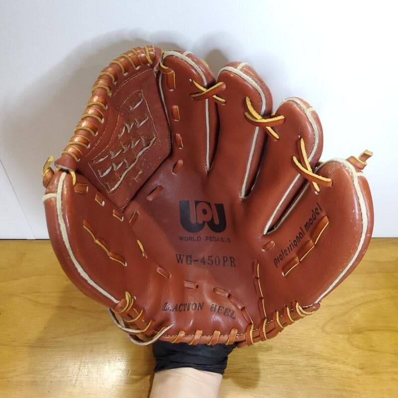 ワールドペガサス 桑田真澄モデル Wpラベル ビンテージ 投手用 軟式グローブ