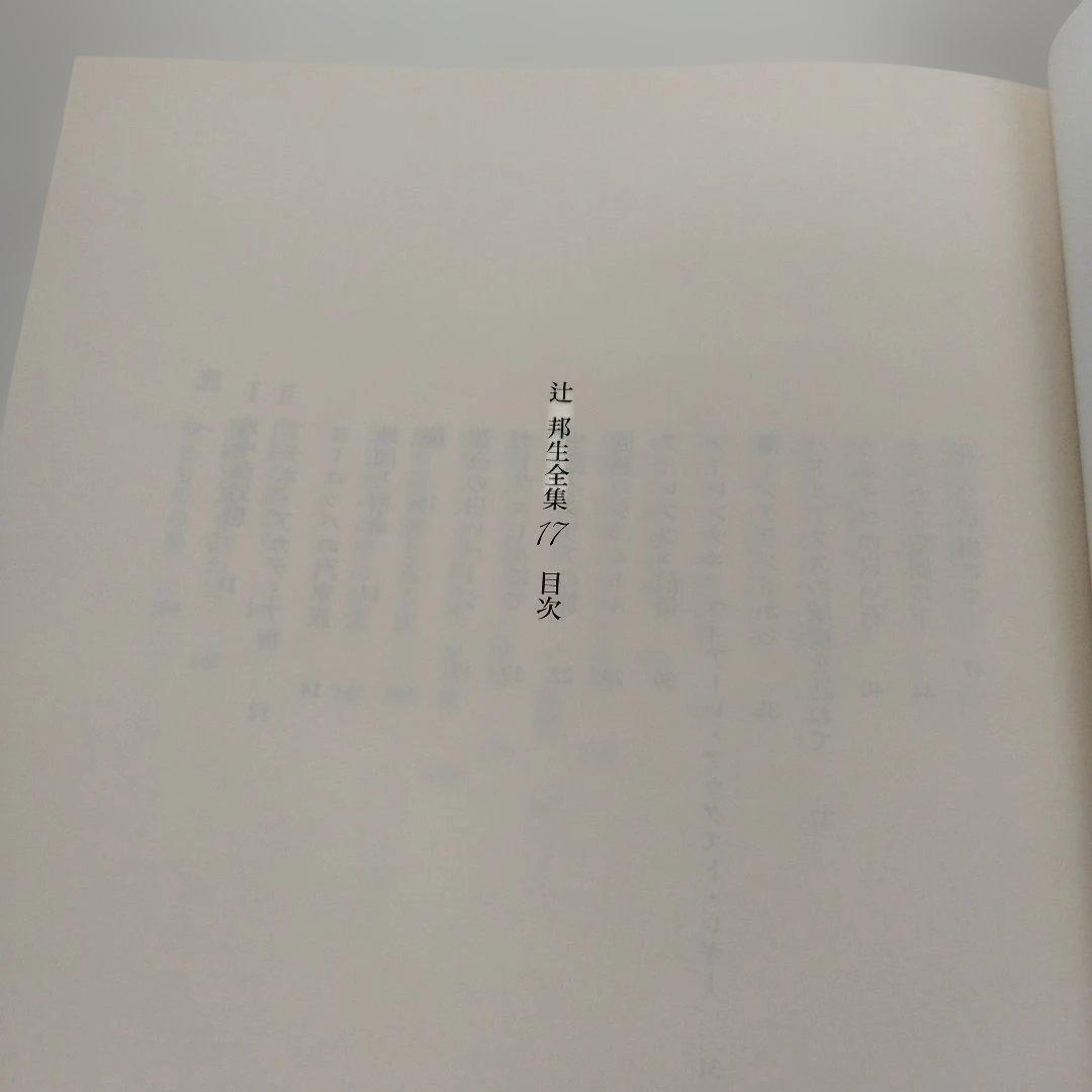 Y1076 辻邦生全集 17　美しい夏の行方ほか 旅のエッセー