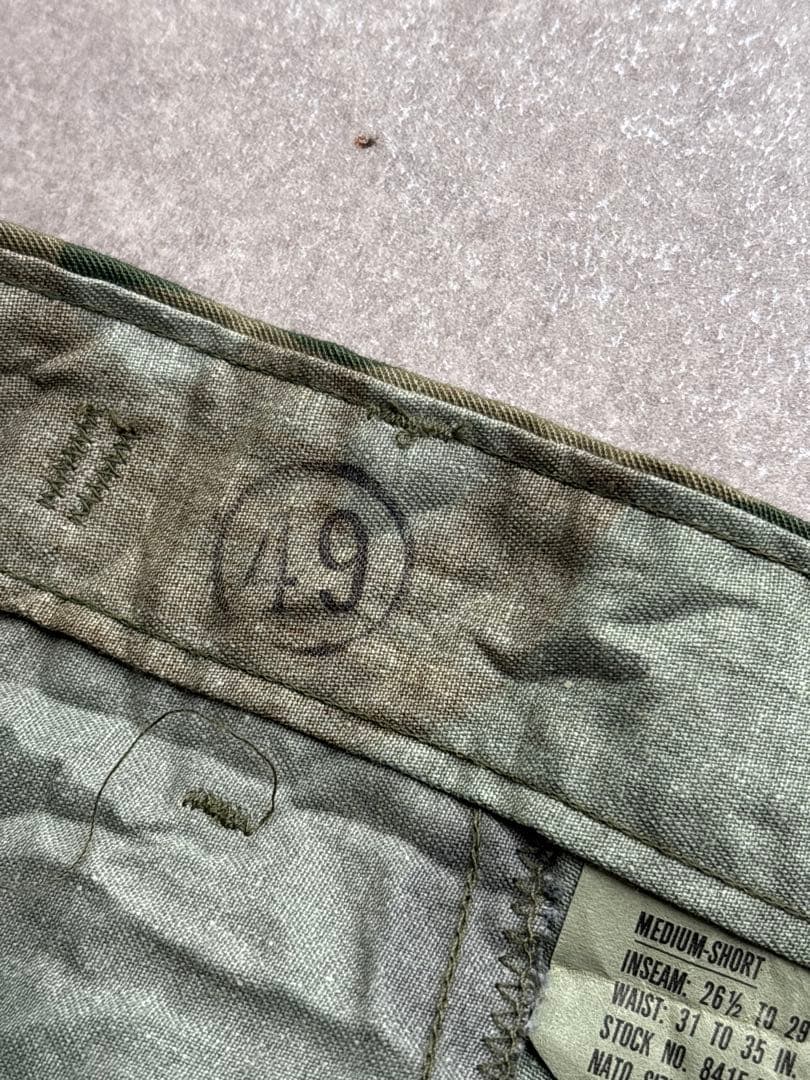 90s古着 米軍 BDU カーゴパンツ M-S ウッドランド 96年製
