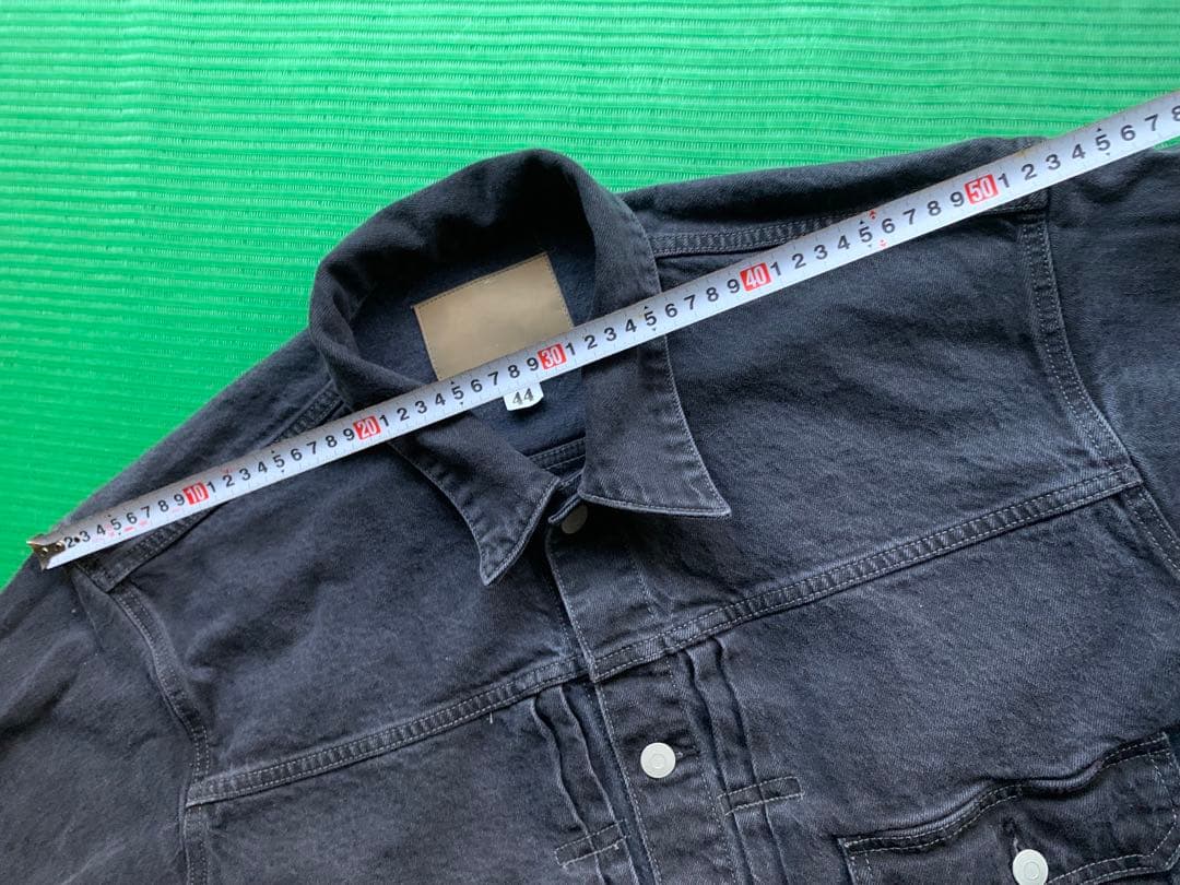 HOUSTON ブラック デニム ジャケット 2nd タイプ コーンデニム 44