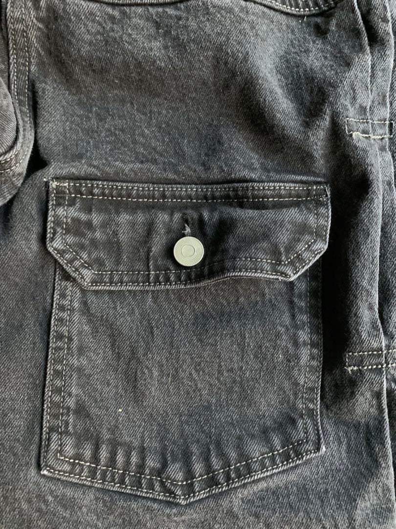 HOUSTON ブラック デニム ジャケット 2nd タイプ コーンデニム 44