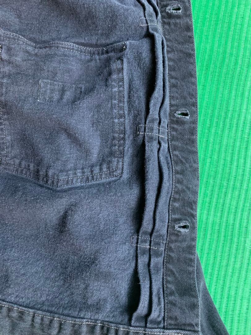 HOUSTON ブラック デニム ジャケット 2nd タイプ コーンデニム 44