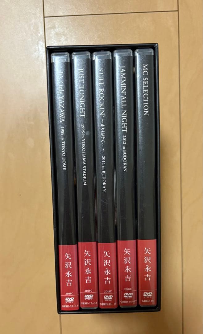 矢沢永吉 Eikichi Yazawa TREASURE BOX DVD 5枚組