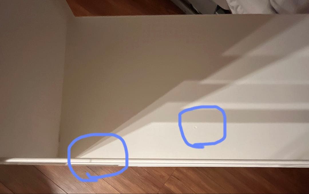 未使用　tower 山崎実業ハンドル付キッチンワゴン キャスター付き ホワイト