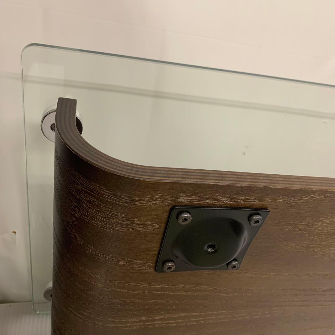 1s13. ニトリ センターテーブル ノルディック 強化ガラス ダークブラウン