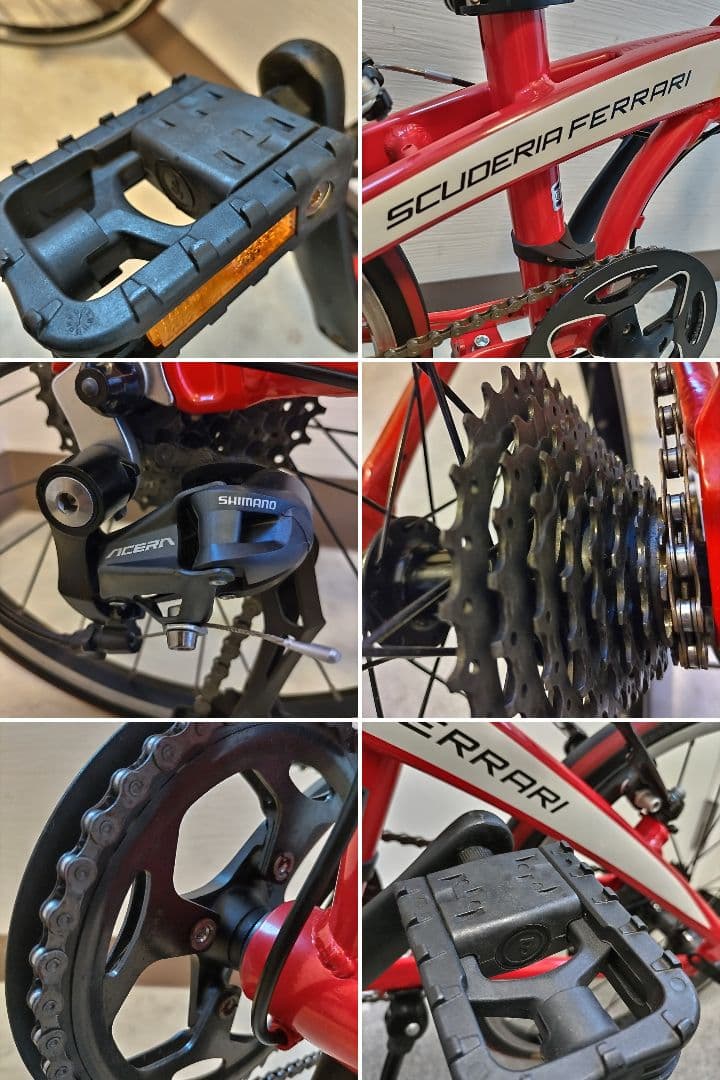 Ferrari　フェラーリ　折りたたみ自転車