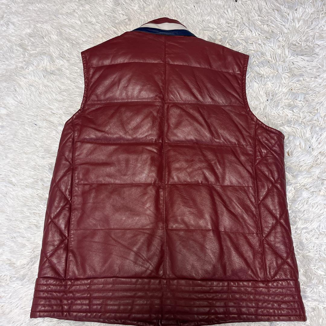【貴重】CASTELBAJAC カステルバジャック ラムレザー ダウンベスト