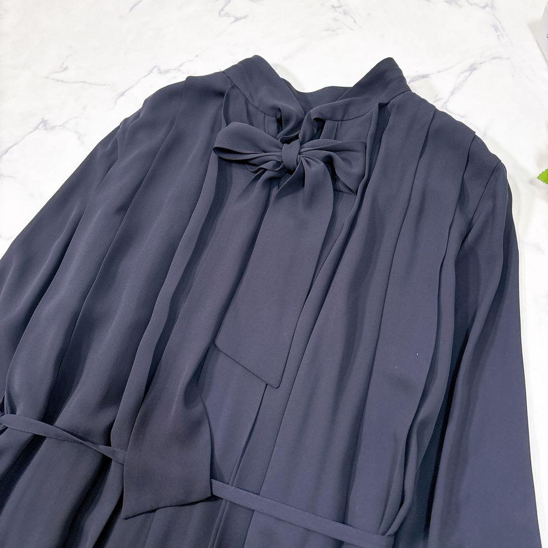 セルフォード　2WAYプリーツワンピース ボウタイ　オケージョン