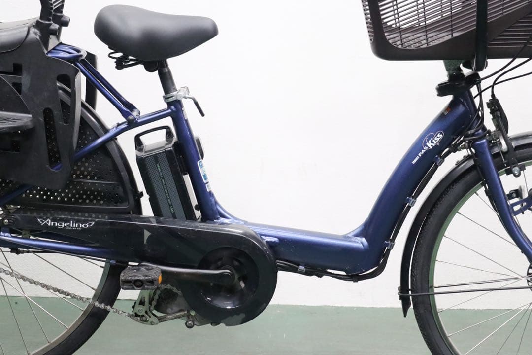 ヤマハ電動アシスト自転車　★ 8.7AH ★ １ヶ月保証★完成車　子供のせ