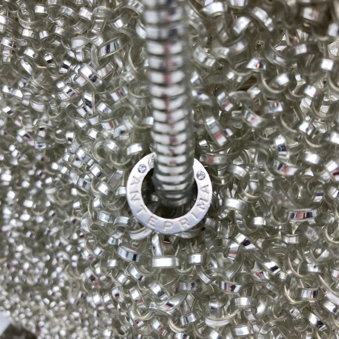 ANTEPRIMA アンテプリマ ワイヤーバッグ シルバー ミニボストン