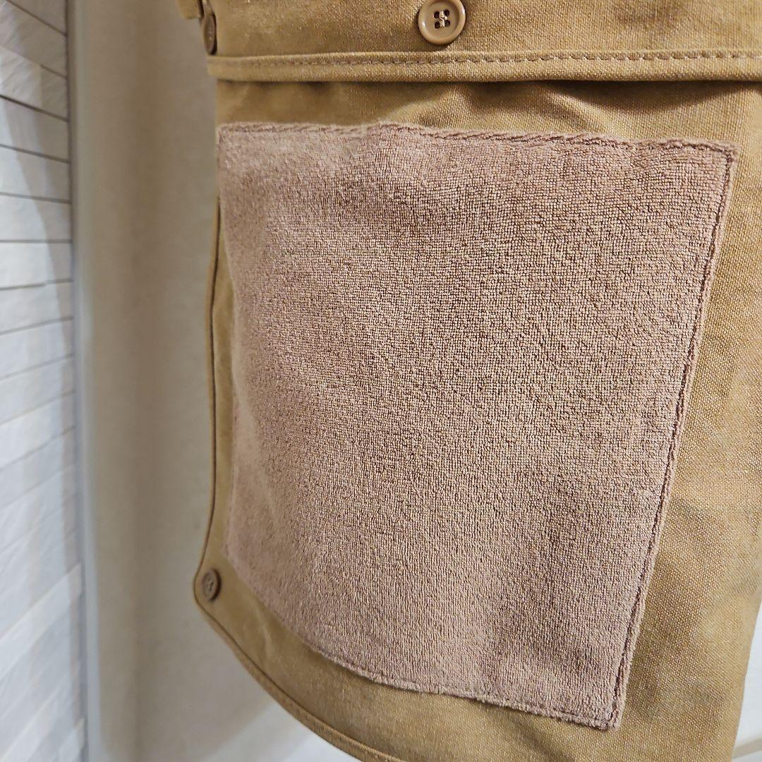 DOD ベベベノヴェスト　キャンプエプロン　カラー　タン系