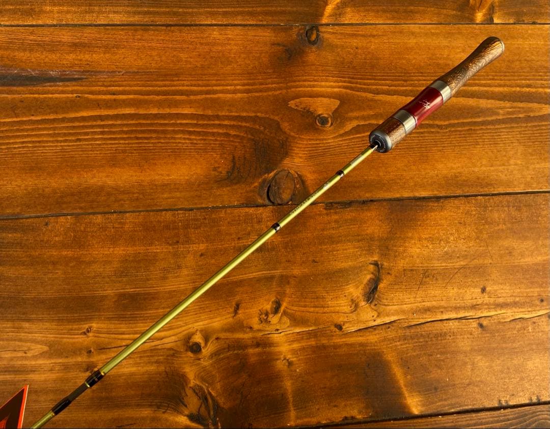 トラウトロッド　4ft7inch ウッドグリップ　パックロッド　天然木　渓流釣り