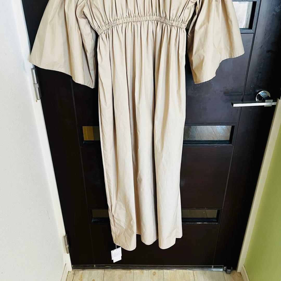 新品☆Whim Gazette タイプライターギャザーワンピース/IENA