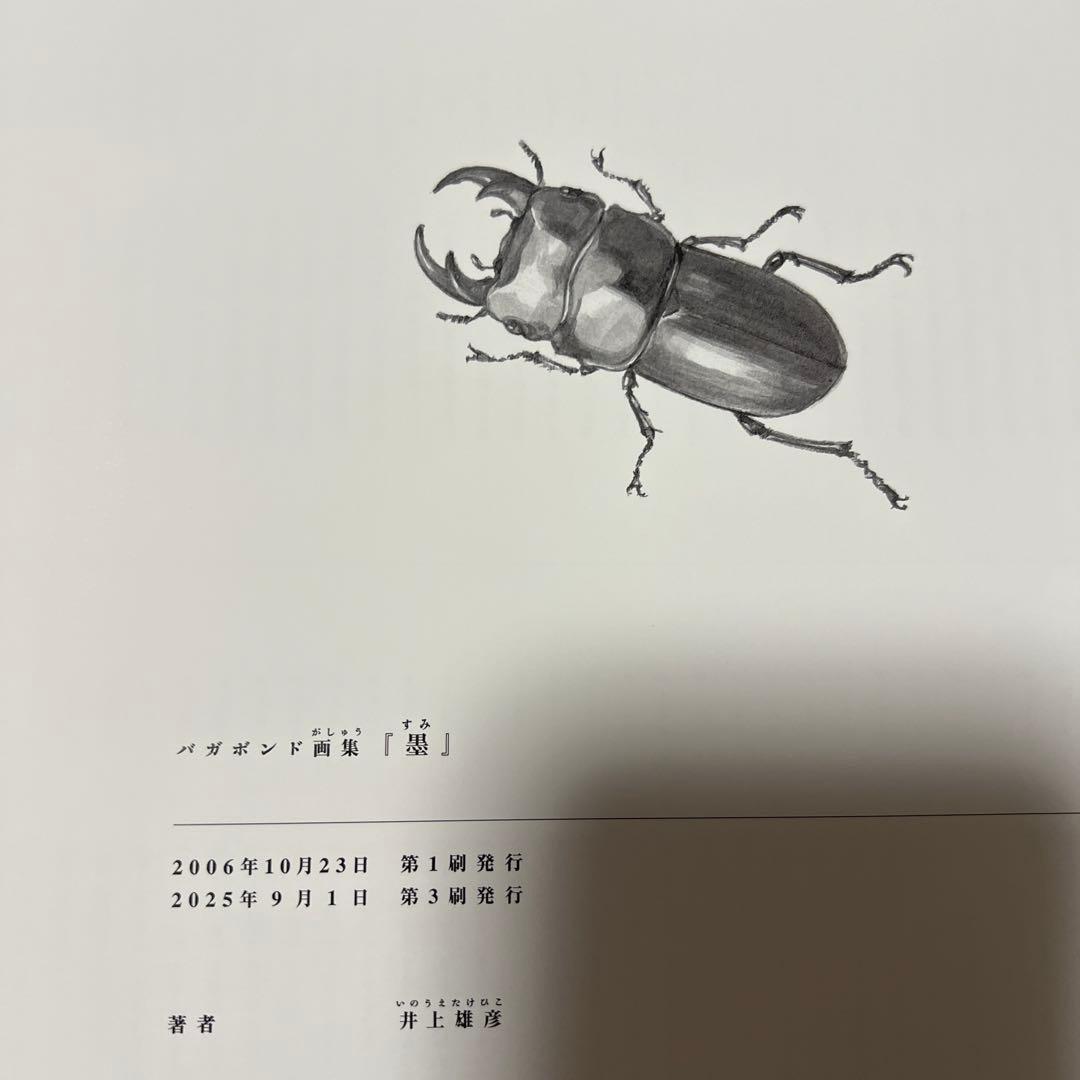 【美品】バガボンド画集『墨』