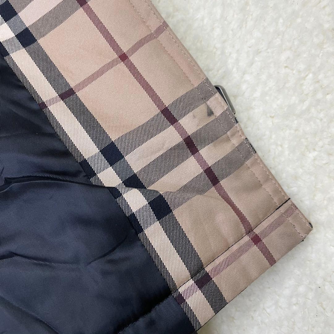 BURBERRY バーバリー キルティングベスト 黒 ノバチェック y2k