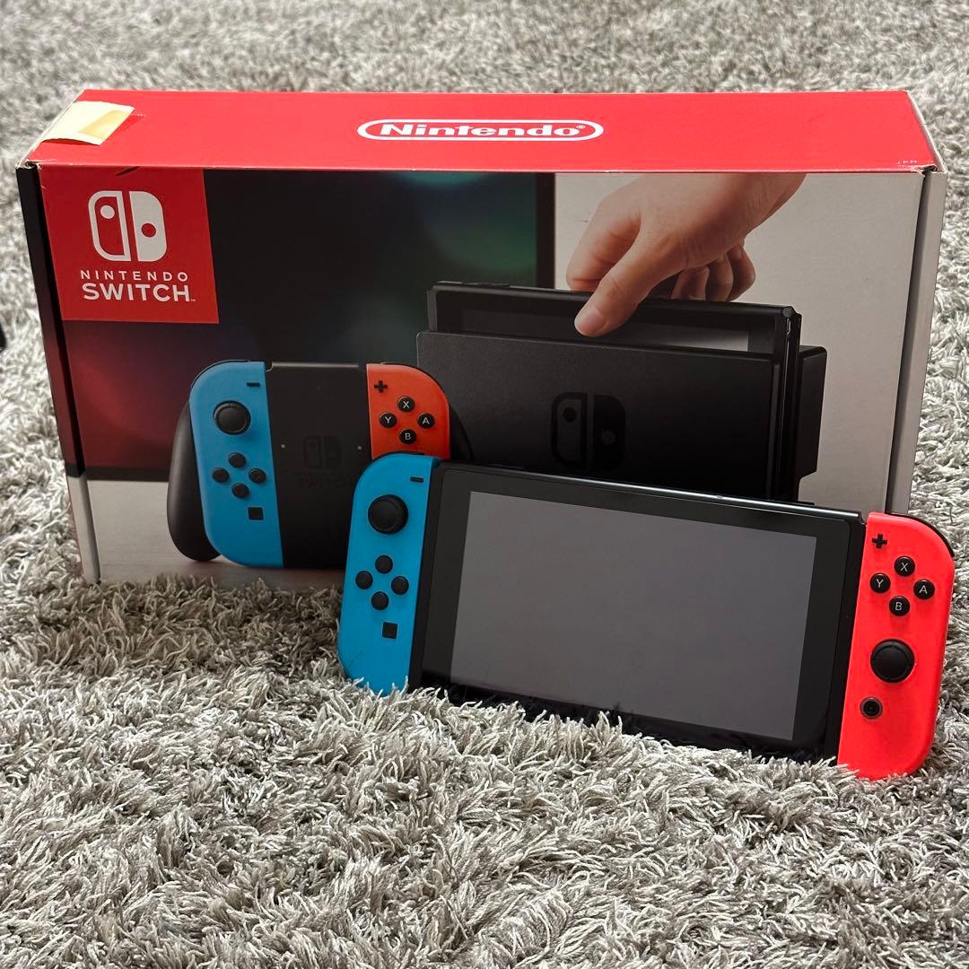 た*ん様 Nintendo Switch 本体 赤/青 箱付き