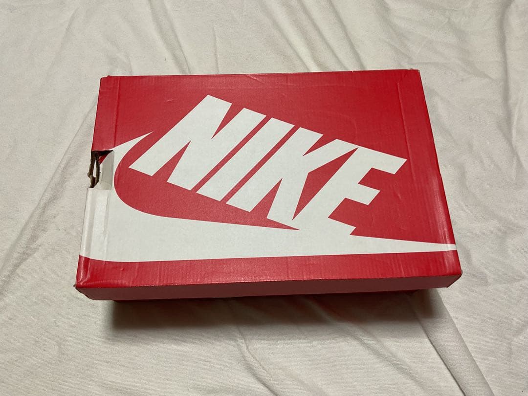 ナイキ ターミネーター HIGH ホワイト/レッド 30cm ビンテージ加工