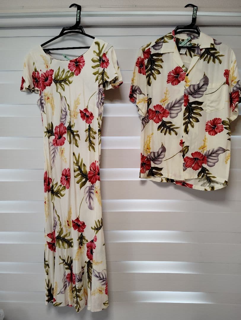 アロハシャツ　ムーム　ペア