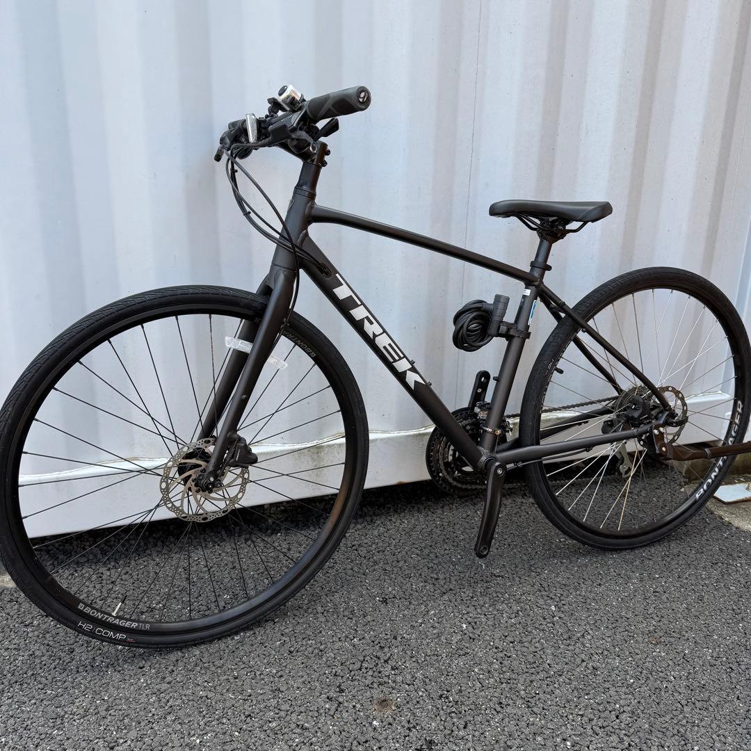 クロスバイク TREK FX2 身長165-175m 定価7.6万円 ブラック