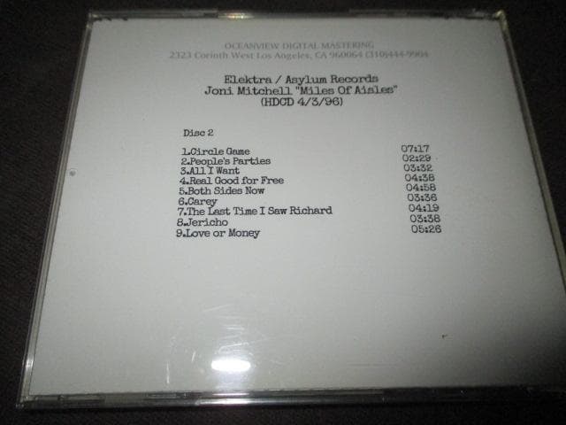 洋楽 joni mitchell miles of aisle (VERY RARE)