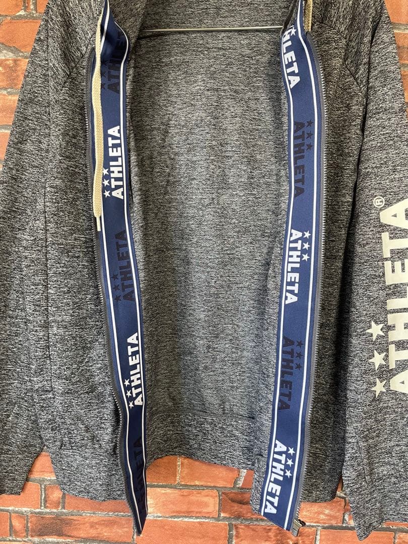 【美品】アスレタATHLETAジップアップジャケットパーカー＆パンツサッカーM