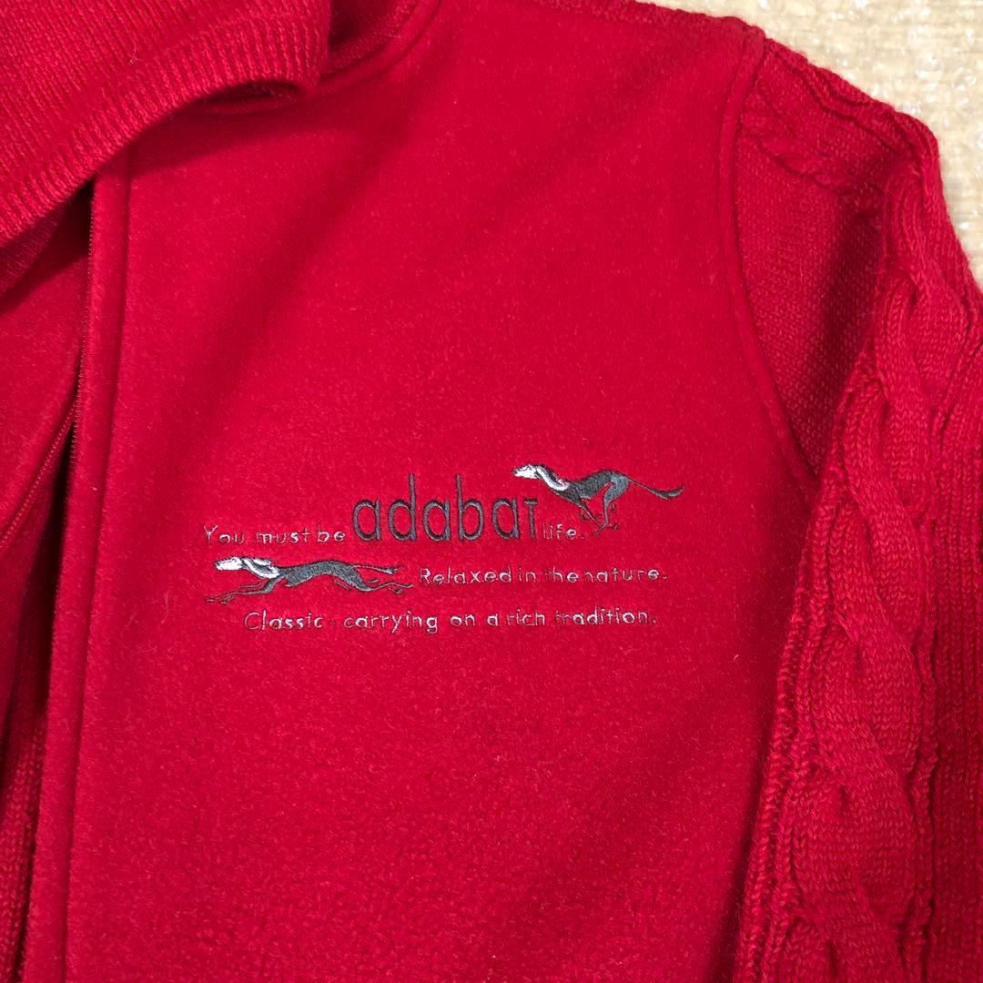 adabatニットパーカー