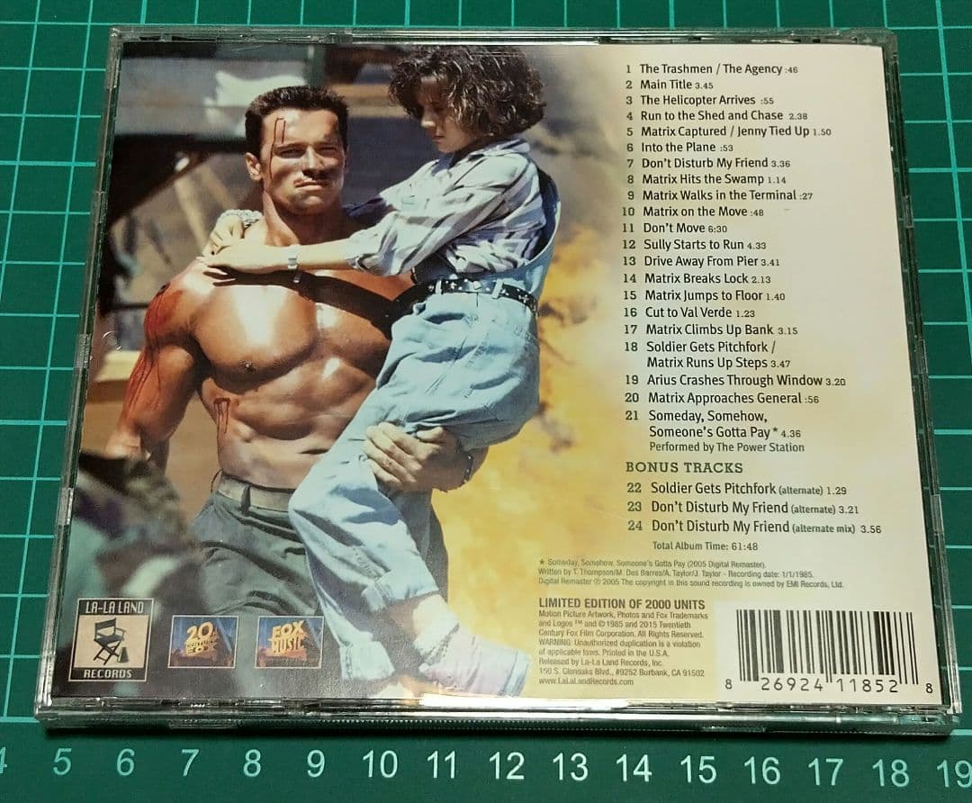 コマンドー サウンドトラック 2000枚限定