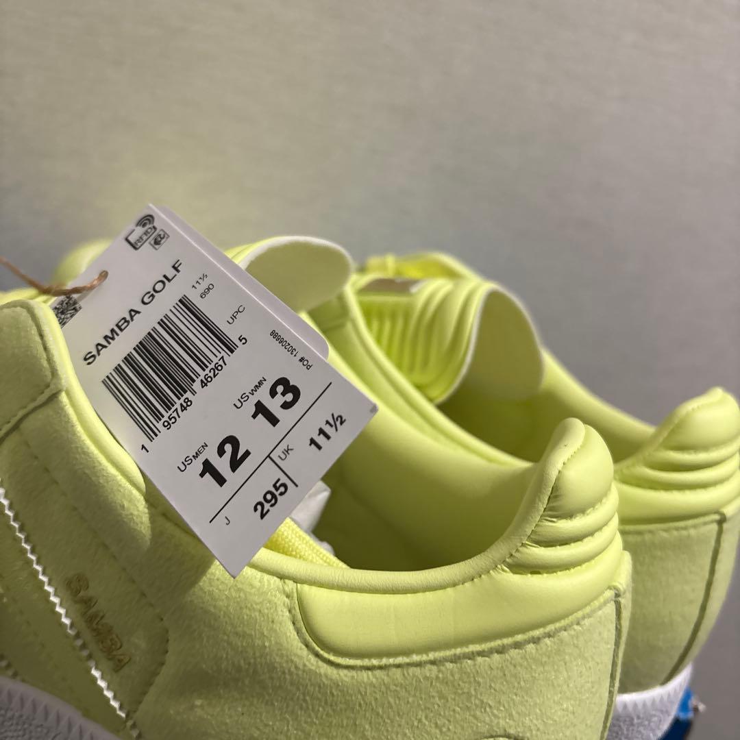 adidas サンバ　ゴルフ　イエロー 29.5c