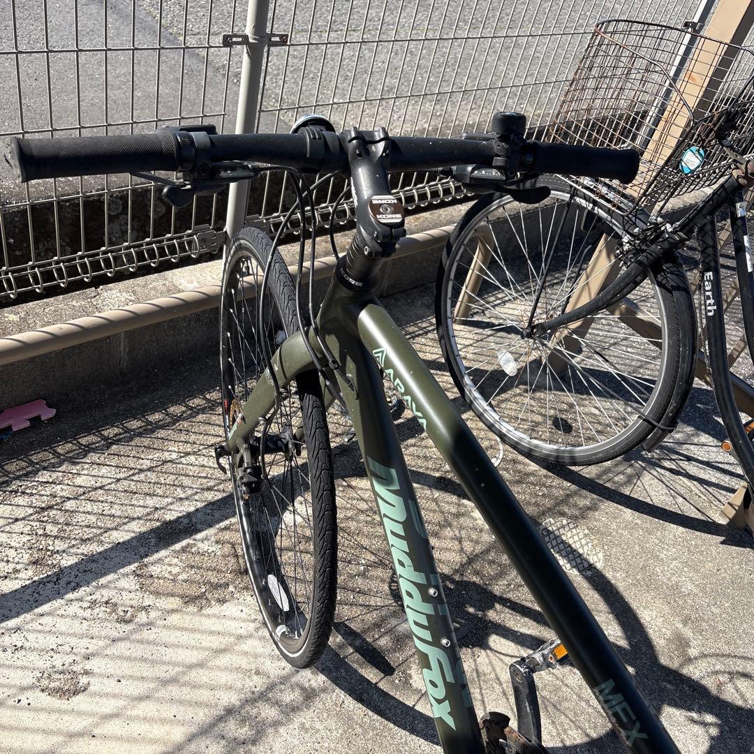 MiddlFox クロスバイク 700C オリーブグリーン