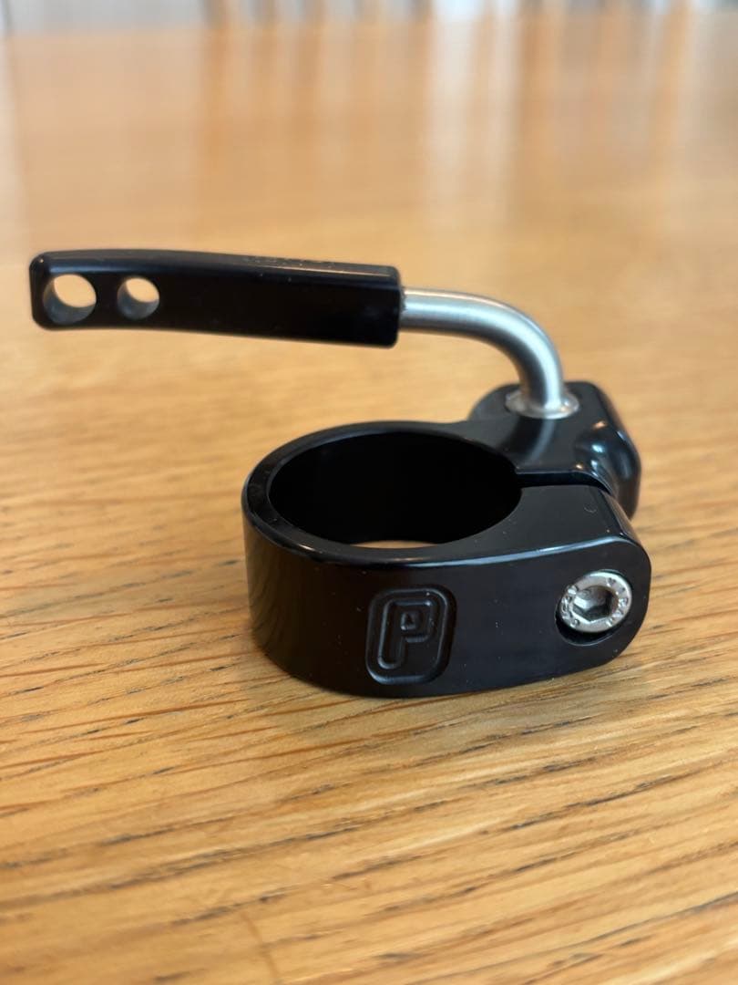 PAUL ポール シートクランプ ブラック/オレンジ 30.0ミリ