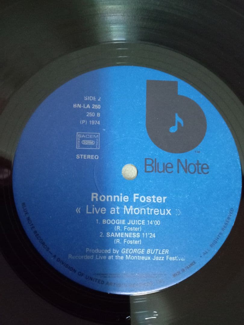 Ronnie Foster　レアグルーヴ　JAZZ FUNK bluenote