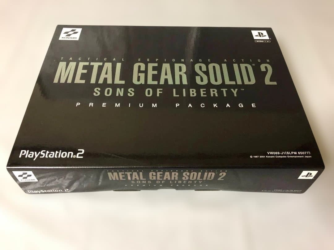 PS2 メタルギアソリッド2 サンズ オブ リバティ プレミアム　ボックス