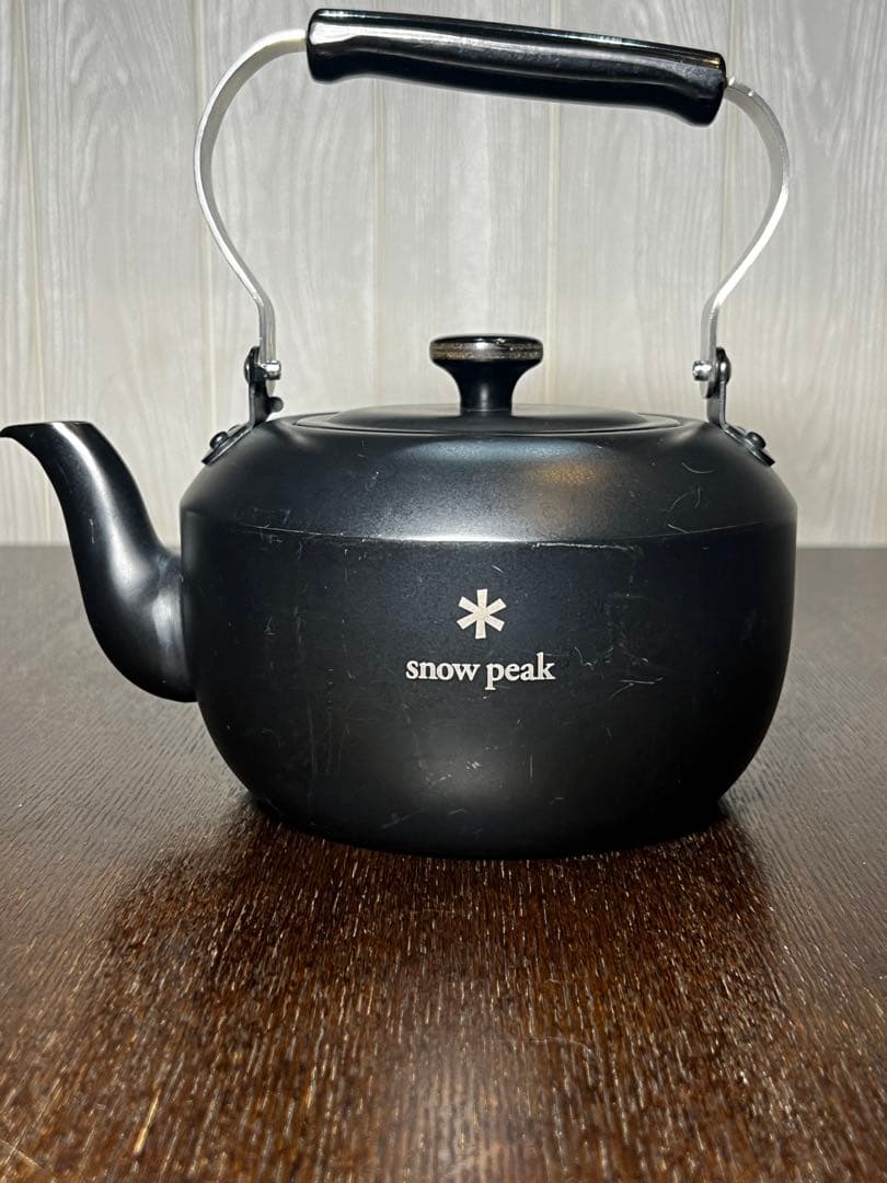 【超希少品】スノーピーク ラウンドケトル1.5 マットブラック