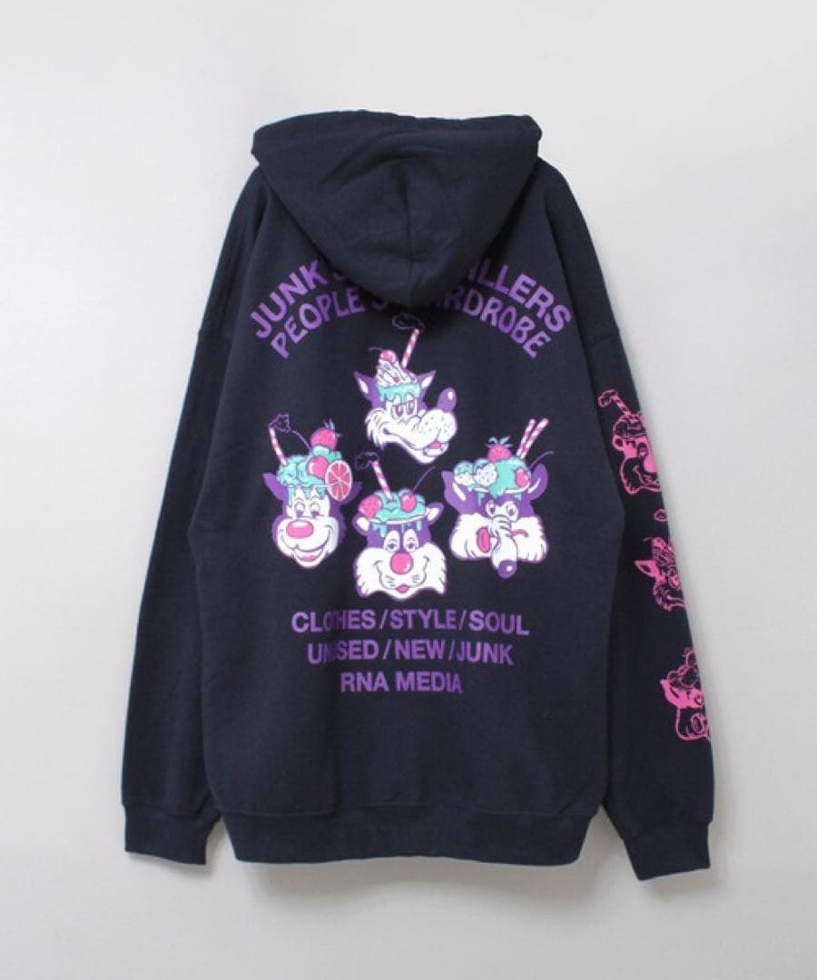 RNA rnamedia M2582 フローズンキャラパーカー新品タグ付ネイビー