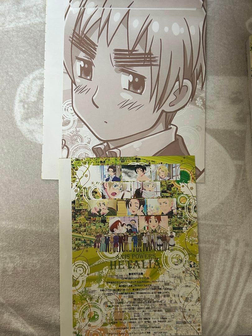 ヘタリア　原作画集・公式ガイドブック・トランプ・ミニリングノートセット