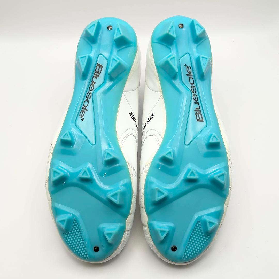 【新品未使用】スズキ　ブルーソール　ラグビースパイク　ホワイト　綺麗　26cm