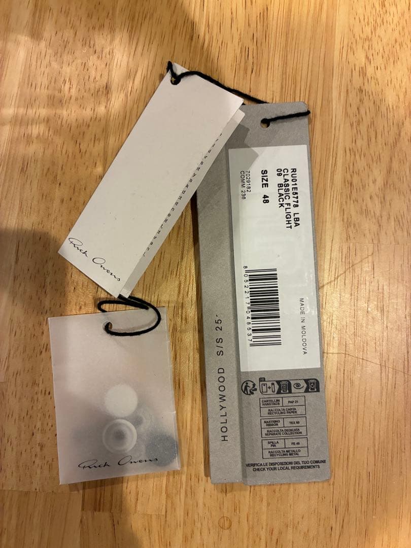 ジャケット・アウター Rick owens classic flight leather jacket