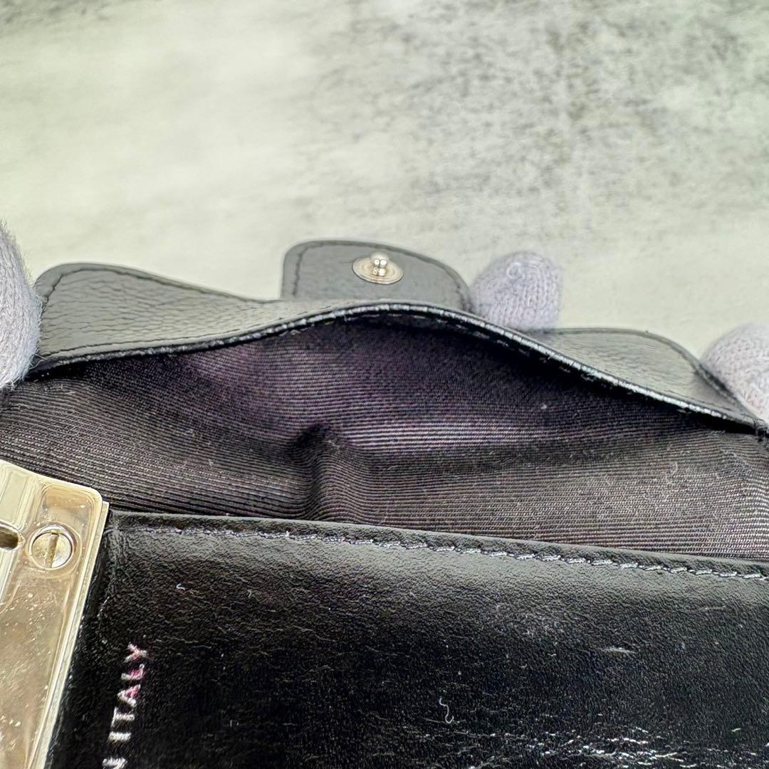 CHANEL キャビアスキン　マトラッセ　キーケース　6連