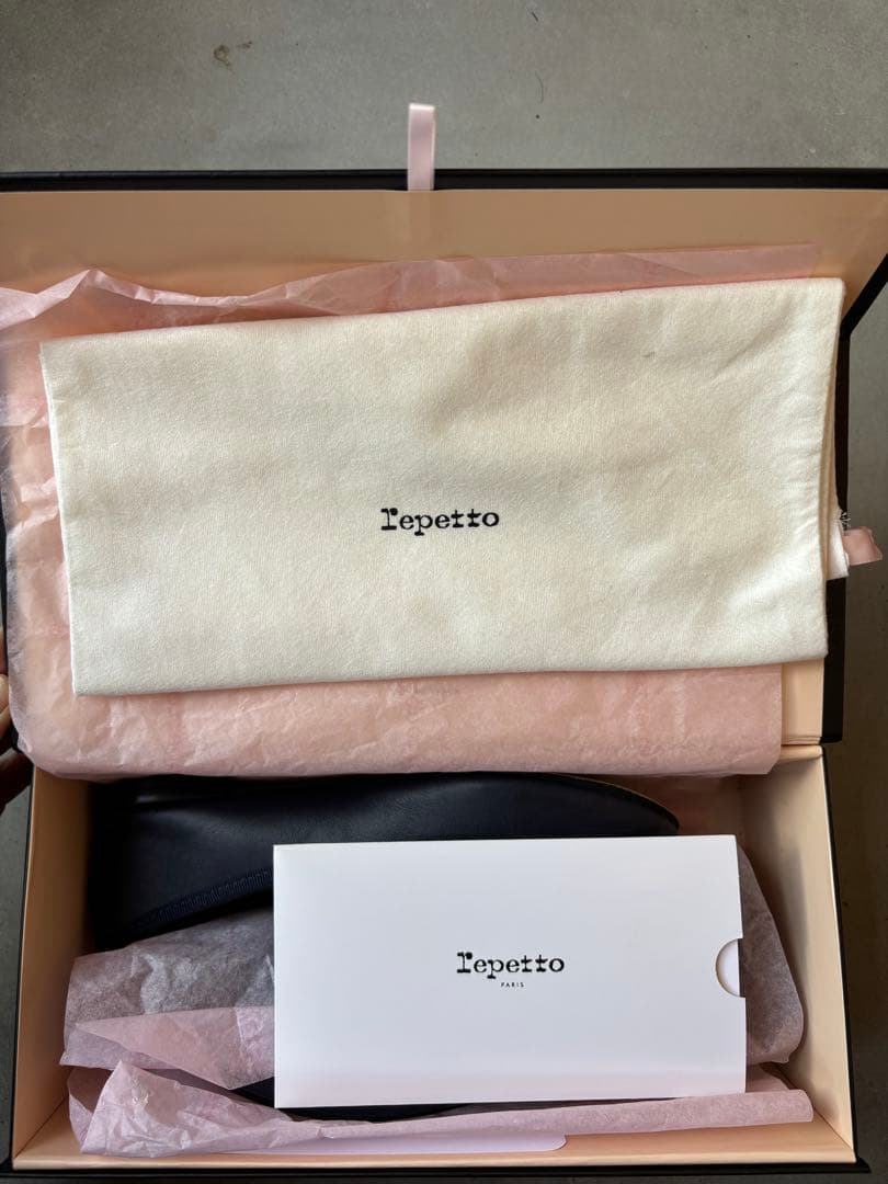 Repetto ネイビー バレエシューズ 36.5