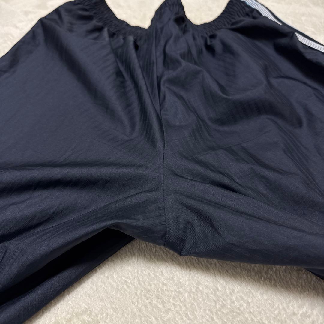 美品 アディダス セットアップ ウィンドブレーカ ジャージ M ネイビー ライン