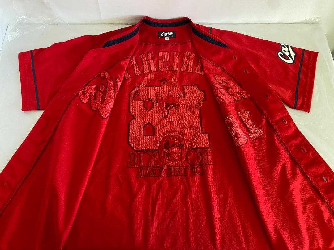 森下暢仁 新人王記念ユニフォーム レプリカ 背番号18 Mサイズ 広島カープ