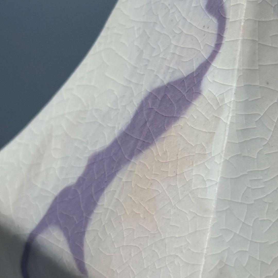 瀬津純司　「彩墨流花器」　共箱　新進気鋭　京都　陶芸作家　setsu junji