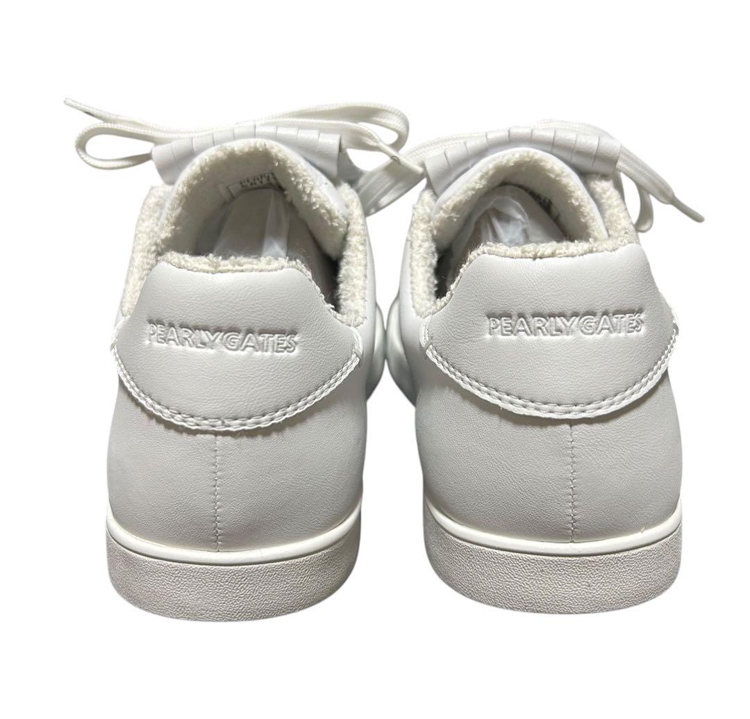 新品 パーリーゲイツ ゴルフシューズ キルトタン・ローカット メンズ 26.5㎝